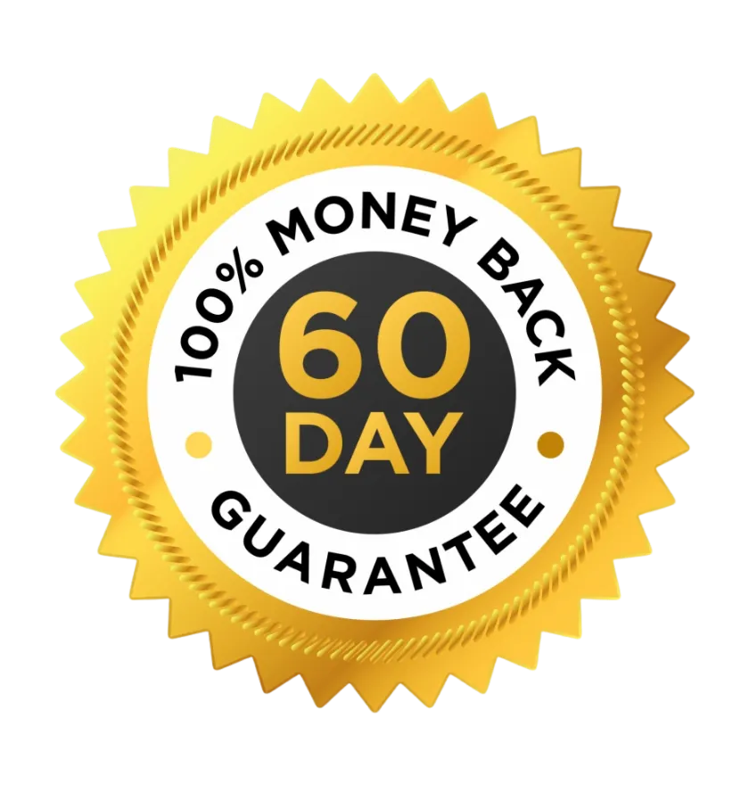 SeroBurn 60-Day Money Back Guarantee seal